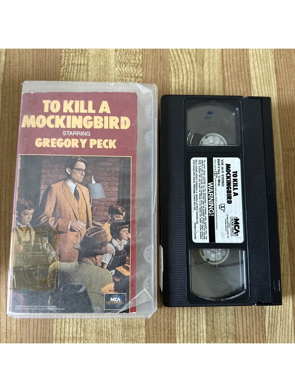 To Kill a Mockingbird VHS 1962 Tape 1991 MCA UNIVERSAL Vtg